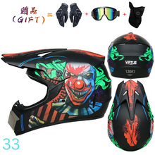 Cargar imagen en el visor de la galería, Casco Motocross (Varios diseños y tamaños) + pack de regalo