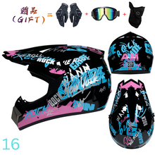 Cargar imagen en el visor de la galería, Casco Motocross (Varios diseños y tamaños) + pack de regalo