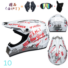 Cargar imagen en el visor de la galería, Casco Motocross (Varios diseños y tamaños) + pack de regalo