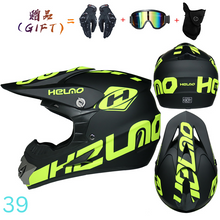 Cargar imagen en el visor de la galería, Casco Motocross (Varios diseños y tamaños) + pack de regalo
