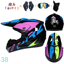 Cargar imagen en el visor de la galería, Casco Motocross (Varios diseños y tamaños) + pack de regalo
