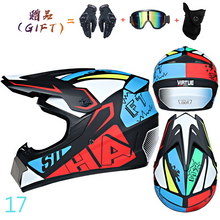 Cargar imagen en el visor de la galería, Casco Motocross (Varios diseños y tamaños) + pack de regalo